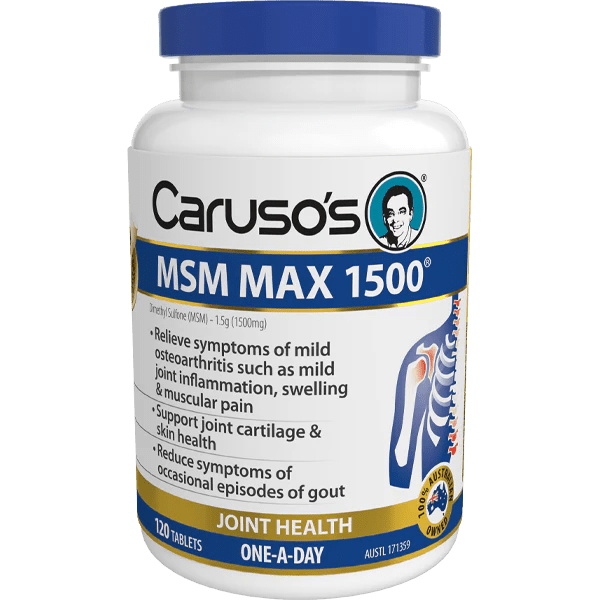 Caruso's MSM Max 1500 - 120 Tablets