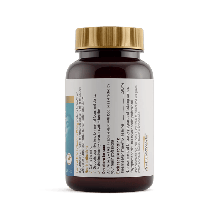 HERBS OF GOLD L-THEANINE 200MG 30C