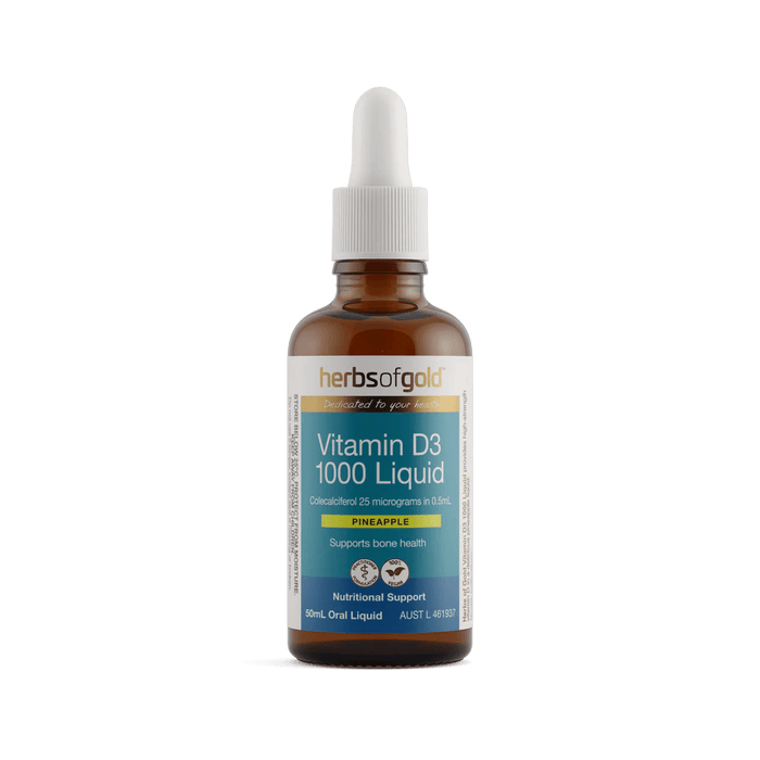 HERBS OF GOLD VITAMIN D3 1000 LIQUID 50ML