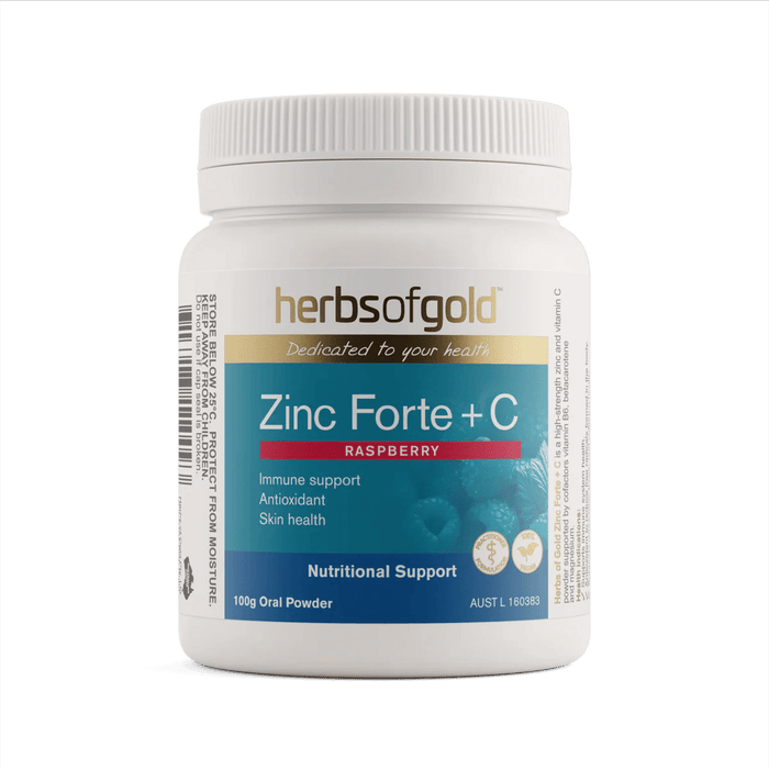 HERBS OF GOLD ZINC FORTE + C 100G